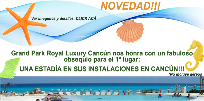 Grand Park Royal Luxury Cancún PREMIO ASISTENDE DEL AÑO 2018